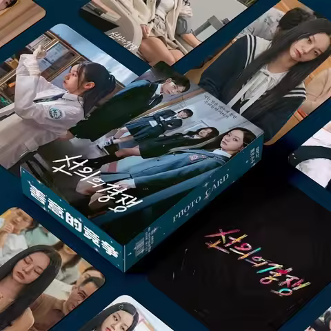 55 Pcs/Set Drama Friendly Rivalry Lomo Card Lee Hyeri Lee,Chung SuBin Characters HD Photocard Cospla