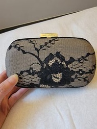 Lancel lace clutch 晚宴包
