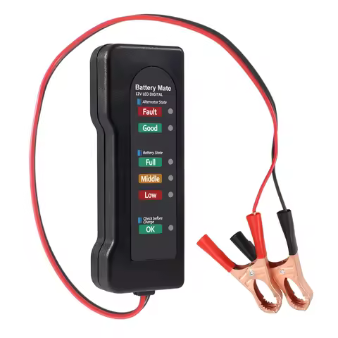 12V car battery tester, Alternator Tester Automotive,Battery Checker, Analyzer to Check alternator &