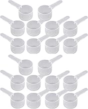 25 mL Plastic Measuring Packaging Scoop (= 5 teaspoon/ = 25 cc/ 0.85 oz), Medium Handle - to Measure