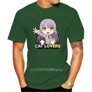 Men T-Shirt Bang Dream! Yukina Minato Roselia Cat Lovers Tshirt