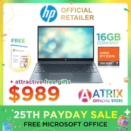 【Free MS Office】HP Pavilion 15-eh3053AU | 15.6" FHD | Ryzen 7 7730U | 16GB DDR4 | 512GB SSD | Win11 Home | 2Y Onsite