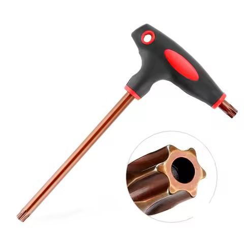 L-Type Double-End Two Way Tamper Proof Torx Star Allen Spanner Key Wrench Screwdriver Hand Tools T10