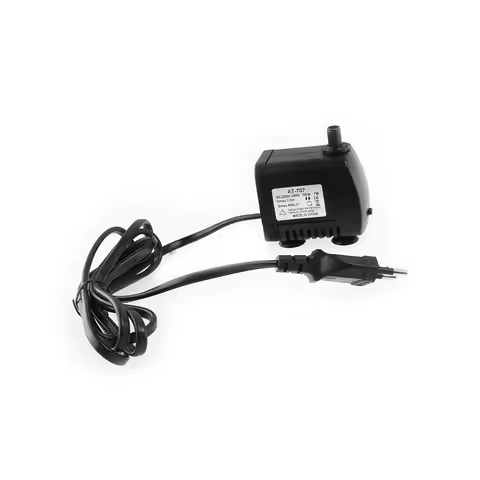 Ac 220V-240V 7W Submersible Aquarium Water Pump Black 400L Adjustable 2.2x1.7x2inch 54Inch Cable 8Mm