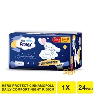 sP7 HERS PROTEX CINNAMOROLL DAILY COMFORT NHT 20+4 PAD (P30 CM)