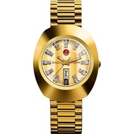 RADO Diastar Original นาฬิกาข้อมือ Automatic รุ่น R12413803 เรือนทอง หน้าทอง (พลอยคู่ 22 เม็ด) ขนาด 35 mm.