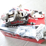 TERMURAH 💥 RXZ / Y15ZR ( GREY ) GP4 BREMBO CALIPER BRAKE PUMP WIHT BRAKET RXZ Y125 YAMAHA M3 M4 M5 M