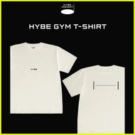 ♞HYBE LOGO AESTHETIC SHIRT  KOREAN TSHIRT UNISEX (middle print)