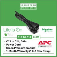 IEC C14 to C13 10A 250V UPS Computer Power Extension Cord Cable 0.6m 3m 5m