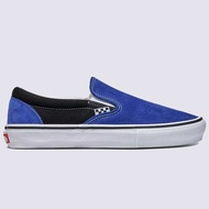VANS SKATE SLIP ON SPORT BLUE BLACK SNEAKERS สินค้ามีประกันแท้