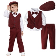 Formal Attire For Kids Boys Ring Bearer Outfit Toddler Gentleman Christmas Clothes Children New Year