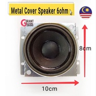 Speaker 8cm 10cm 3" 4" 6ohm  Speaker Audio Metal cover