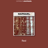 1PC Napearl French Style Sheer Curtains Flower Embroidered Polyester Tulle Bedroom Curtains Elegant