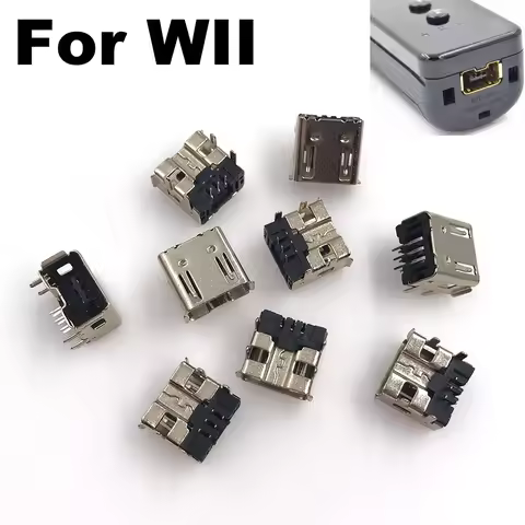 1-5PCS Replacement Jack Socket Dock Connector Port For Nintendo Wii Right/Left Socket Link Controlle