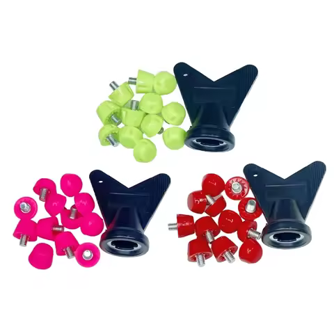 12Pcs/set Football Studs Replacement Safety Plastic Studs, Football Boot Studs