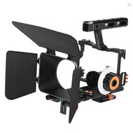 Andoer C500 Aluminum Alloy Camera Camcorder Video Cage Rig Kit Film Making System w/ Matte Box + Fol