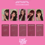 Fifty Same Merchandise Photocard love Card Photocard Album Style fiftytunetweny Random Bonus Card TQ