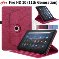 For Fire HD 10 11th Generation HD10 Plus 11th Gen 2021 10.1-inch T76N2B T76N2P Fashion 360 Rotating 