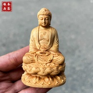 Điêu khắc gỗ Cliff Cypress tượng Phật Tathagata ghế sen tượng Phật Amitabha tượng Bồ Tát Guanyin đồ 