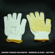 Dotted Knitted Gloves - Working Gloves - Dotting