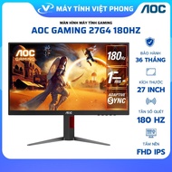 AOC 27G4 180HZ GAMING MONITOR (27 INCH/FHD/FAST IPS/180Hz/1Ms/HDR10) - Ergonomic Stand - 3 YEARS