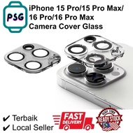 (PSG) iPhone 16 Pro 16 Pro Max / 15 Pro 15 Pro Max 3D Camera Lens Protector 9H Glass Full Camera Len