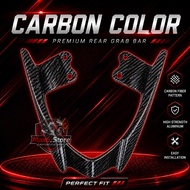 Y15ZR / LC135 V8 HANDLE SEAT SPOILER FORGED CARBON BLACK HONEYCOMB Y15 LC FI V8 HANDLE BAR L BAR EXC