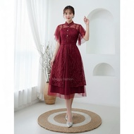 CHRISTMAS EDITION - HYUNA DRESS SET 2 SIZES LATEST WOMEN'S PARTY DRESS/ KOREAN LOOK/ CHRISTMAS PARTY