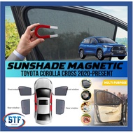 Toyota Corolla Cross 2020-2025 Magnetic Sunshade Car Anti-Glare Day Sunshade Strong Magnet 4PCS
