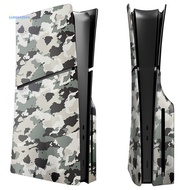 [AuspiciousS] Green ABS Replacement Shell Accessories For PS5 Slim Protective Cover Hard Faceplate Fit For Playstation 5 Slim Camouflage