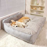 Warm dog kennel large dog sleeping pad removable and washable pet pad winter dog bed dog sleeping pa