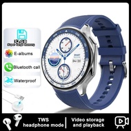 สำหรับ OPPO WATCH X 2026 นาฬิกาอัจฉริยะสำหรับผู้ชายกันน้ำสำหรับออกกำลังกาย ความจุ 32GB ฟังเพลง เชื่อ