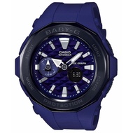 CASIO BABY-G Beach Glamping Series Womens Blue Resin Strap BGA-225G-2A - intl