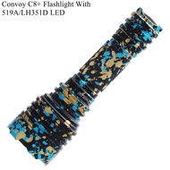 Original Convoy C8+ Flashlight With 219B/519A/LH351D LED Camping Hiking Light