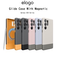 ELAGO Glide Case With Magnetic Premium Grade Shockproof From America For Galaxy S25 Ultra (New)