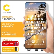 Lcd For Realme Gt6 / Gt Neo 6 /  Gt Neo 6 SE / Gt 5 Pro / Oppo Find X7 / Oneplus 12R / Ace 3 / 3 Pro