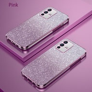 For Vivo V23 5G Case Shockproof TPU Electroplated Glitter Phone Casing For Vivo V23 5G Back Cover