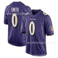 Same Day DeliveryNFL Rugby Jersey Jersey Crow 0 Purple Roquan Smith Jersey