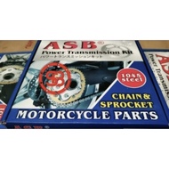 GEAR SET CHAIN GEAR SET ASB HONDA SUPRA X125 HFI 420H x 108L 14x36T
