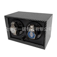 Carbon Fiber Pattern Wholesale Automatic 5 Watch Mechanical Position Ready Stock Watch Shaker Wooden