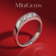 MiniGems แหวน เงินแท้ 92.5 เพชรสวิส(CZ) แหวนคู่ แหวนแต่งงาน แหวนผู้หญิง แหวนผู้ชาย 06994