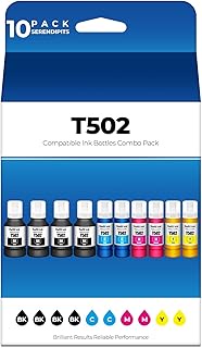 ET-2850 ET-3850 ET-15000 ET-4850 502 Ink Refill Bottles Compatible with 502 Ink ET 2850 ET 3850 ET 1