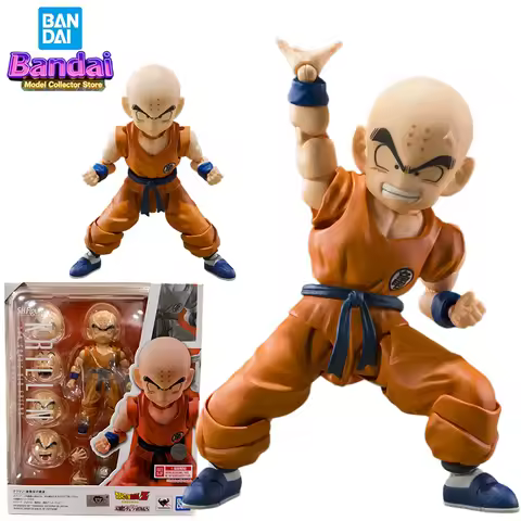 Bandai Shf Krillin Action Figures Dragon Ball Anime Toys Bandai Spirits Limited Edition Son Goku‘s O