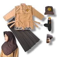 School Uniform // Girl Scout School Uniform Set Scout Shirt Long Skirt