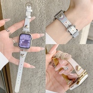 Bling Leather Watch Strap Compatible For A-pple Watch Strap Series11 10 9 87654321,SE,Ultra iwatch S