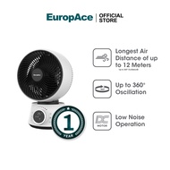 EuropAce 8" Deluxe DC Circulation Fan | EDF9831D | Our Most Powerful Desk Fan Up to 360° Oscillation