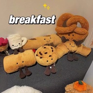 Whole Store Promotion jellycat Bread Series Pendant Doll Doll Plush Toy Simulation Toast Pillow Bake