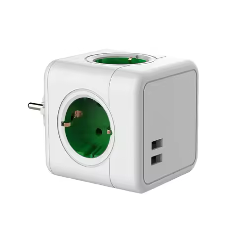 Multiple Socket 3680W Power Strip Eu Powercube Outlet European with Usb 4 AC Multiple Plugs Network 