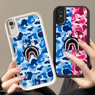 Q-27 bape shark Black white Case for Xiaomi Redmi POCO A1 9A M3 A2 Note 8 9T