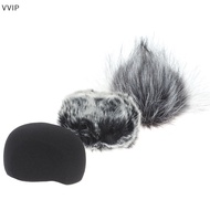 Vvsg 1Pc Foam Mic Wind Cover Furry Windscreen Muff For ZOOM H5 H6 Recorder Microphone QDD